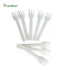 Wholesale 100% paper Fork Compostable paper Cutlery Eco Friendly Fork Knife Spoon