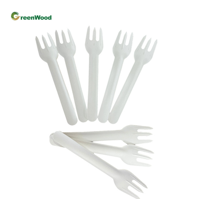 Heavy Cutlery Wedding Event Flatware Dinner Knife Spoon Fork Set Disposable Paper Fork