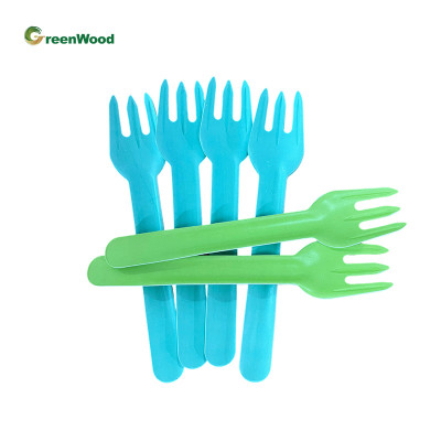 Plastic free compostable paper tableware to combat marine plastic pollution, paper fork