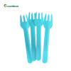 Plastic free compostable paper tableware to combat marine plastic pollution, paper fork