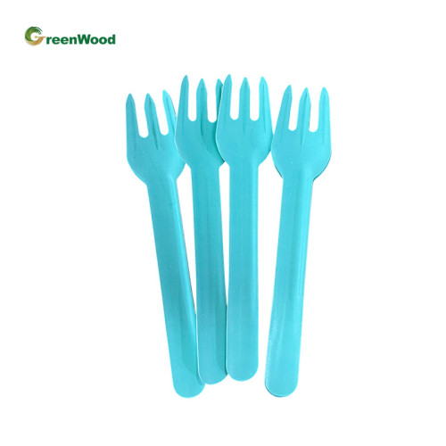 Plastic free compostable paper tableware to combat marine plastic pollution, paper fork