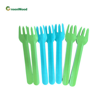 Plastic free compostable paper tableware to combat marine plastic pollution, paper fork