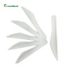 Hot selling tableware disposable cake spoon fork knife set compostable biodegradable tableware