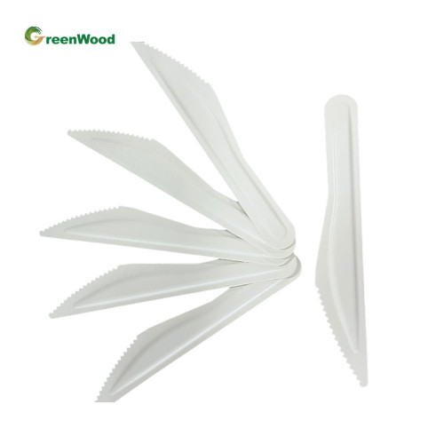 Hot selling tableware disposable cake spoon fork knife set compostable biodegradable tableware