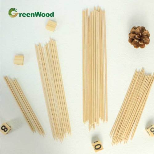 Natural Bamboo Cotton Candy Sticks Bamboo Skewers Disposable