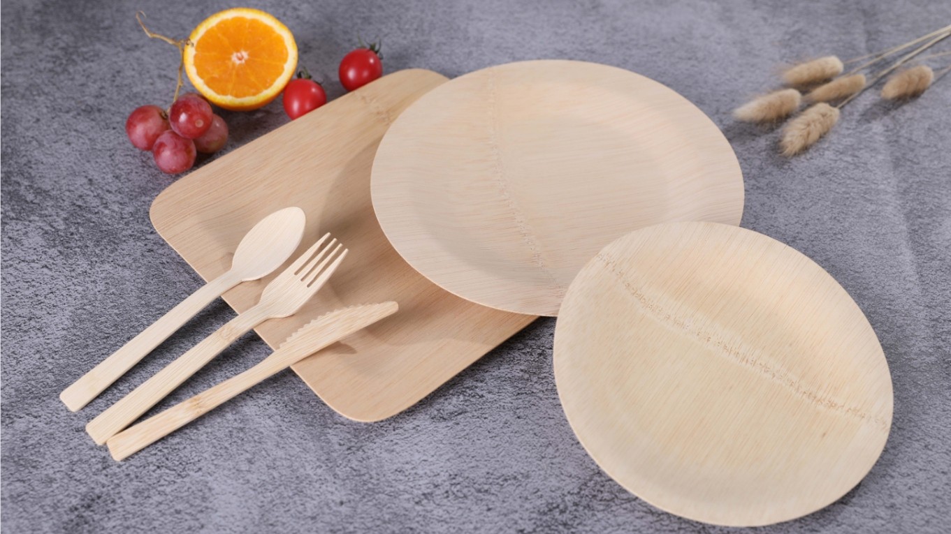  disposable wooden plates