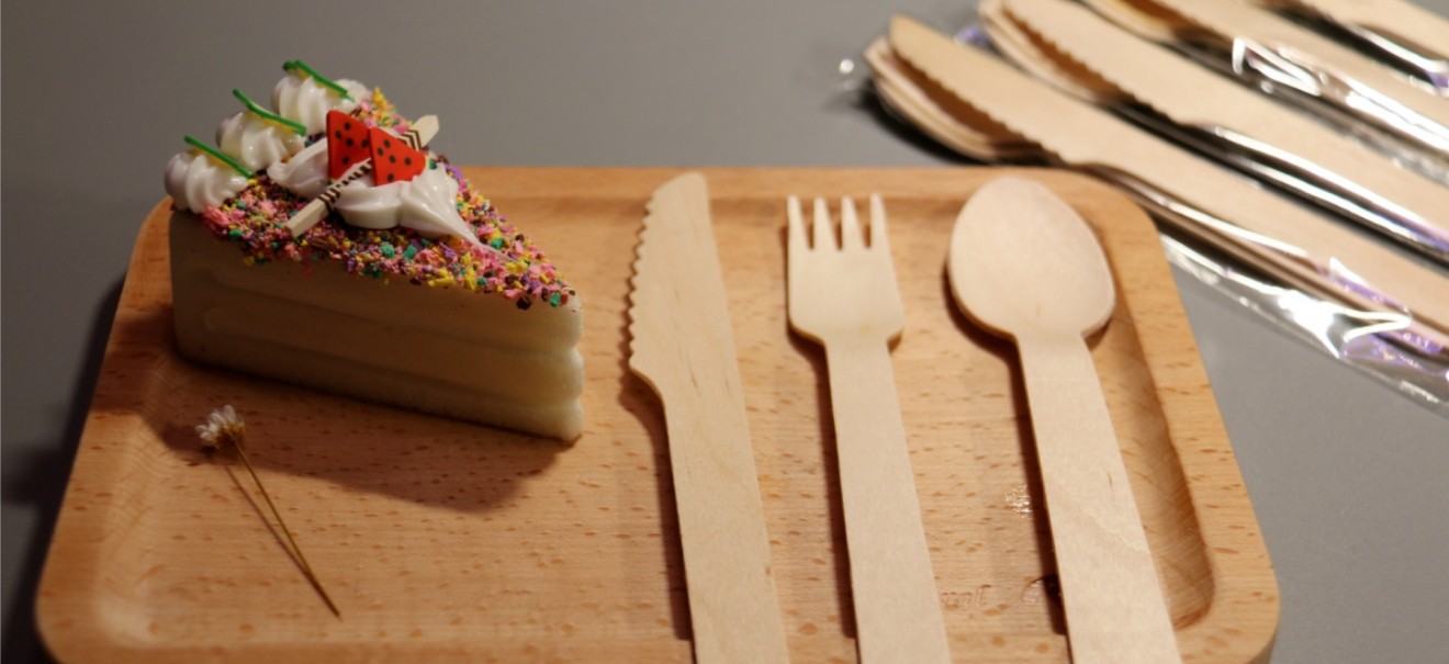 posate in legno usa e getta