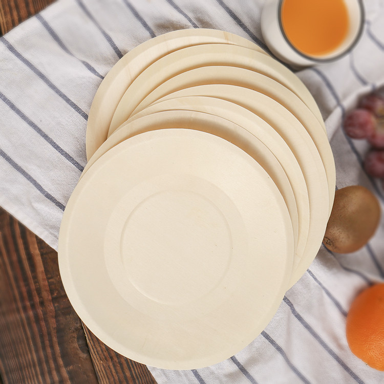 Disposable Wooden Plates