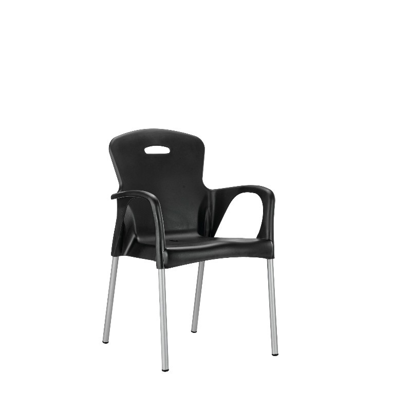 Black Plastic Chair 