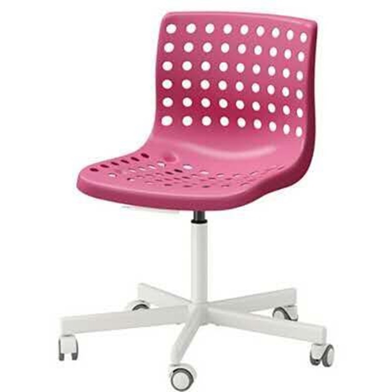 pink rotating chair 