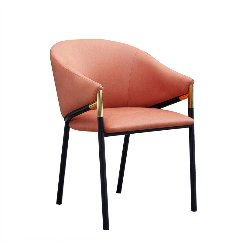 orange restaurant chair