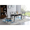 Dining Tables Extendable Round Dining Table Modern Rock Beam Top Table
