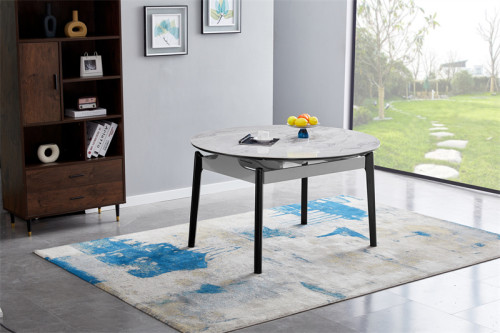 Chinese Space Saving Round Foldable Dining Table From Tianjin