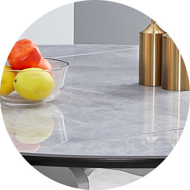 top of dining table