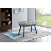 Dining Table Modern Round Retractable Dining Table Set