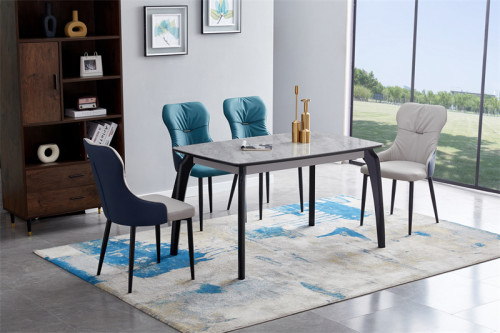 Italian dining table with chairs kitchen table for home use