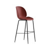 High Back Plastic Seat Bar Chair with Metal Legs