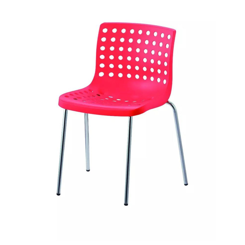 red PP chair