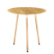 Wholesale Nordic Style Round Dining Table Restaurant Table with Beech Wood Leg