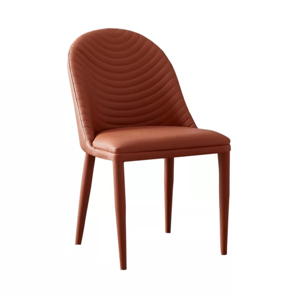 Orange Leather Chair 