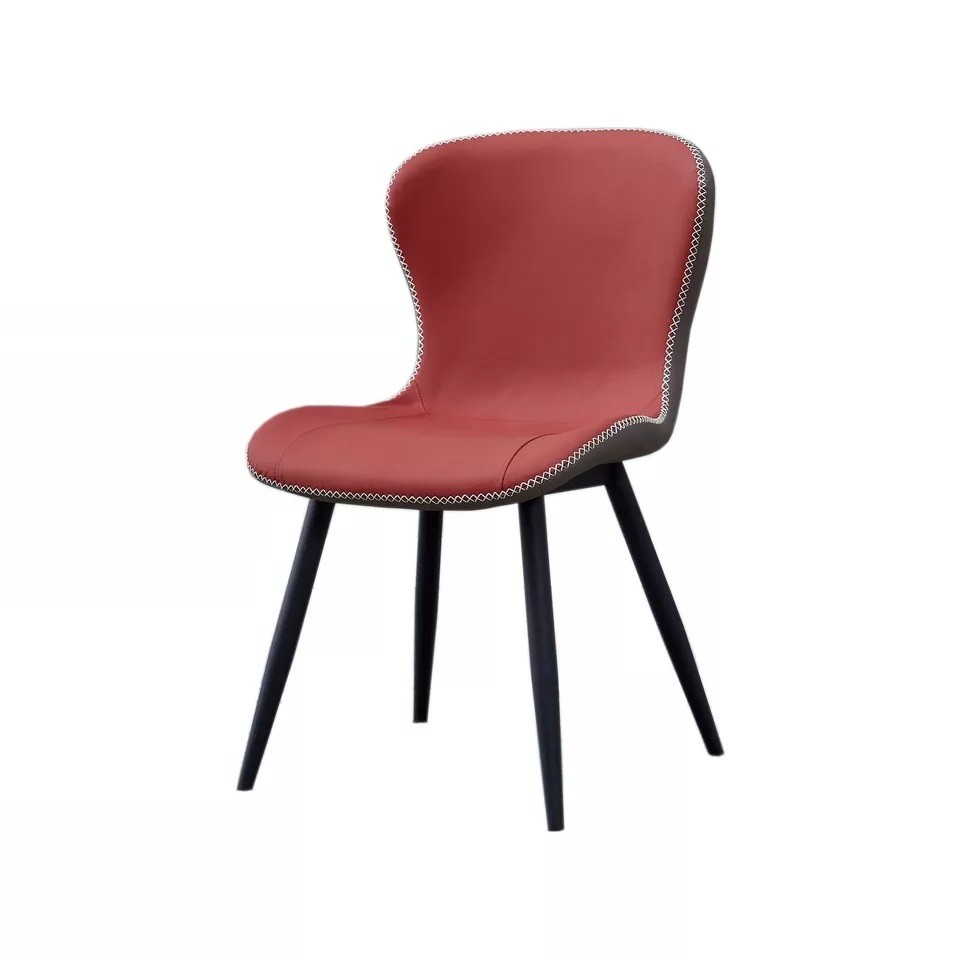 red dining chair