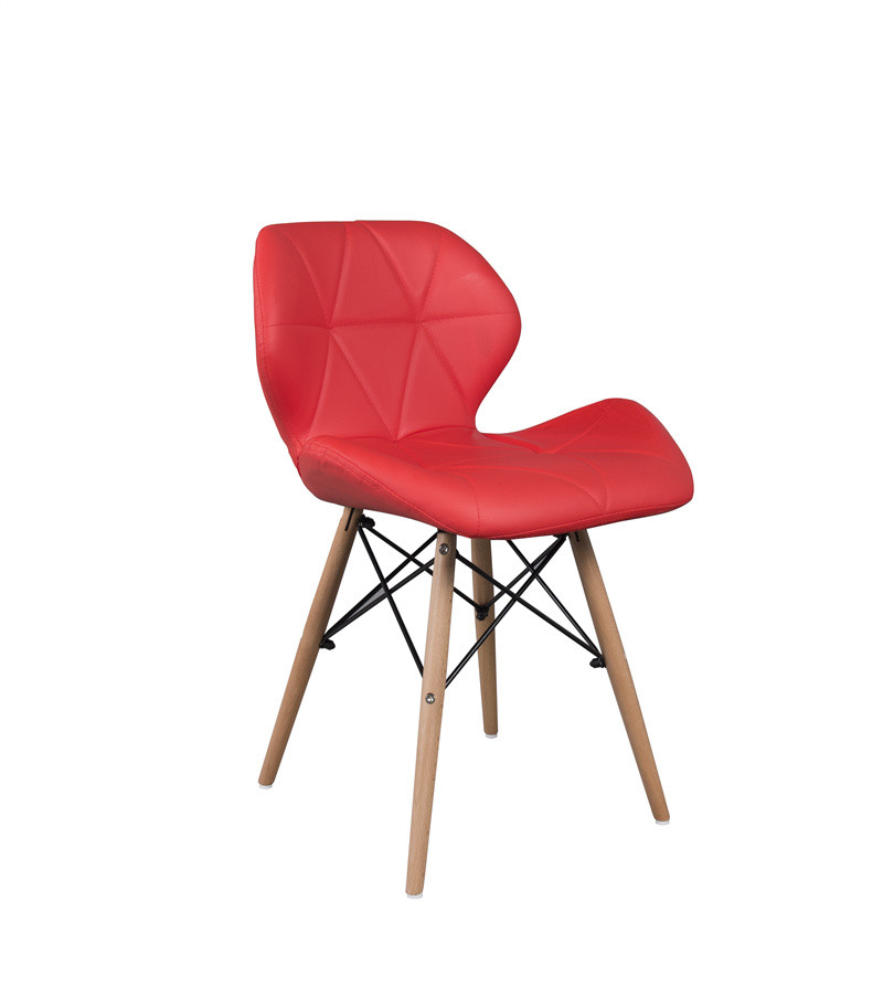 plastic chair with metal leg