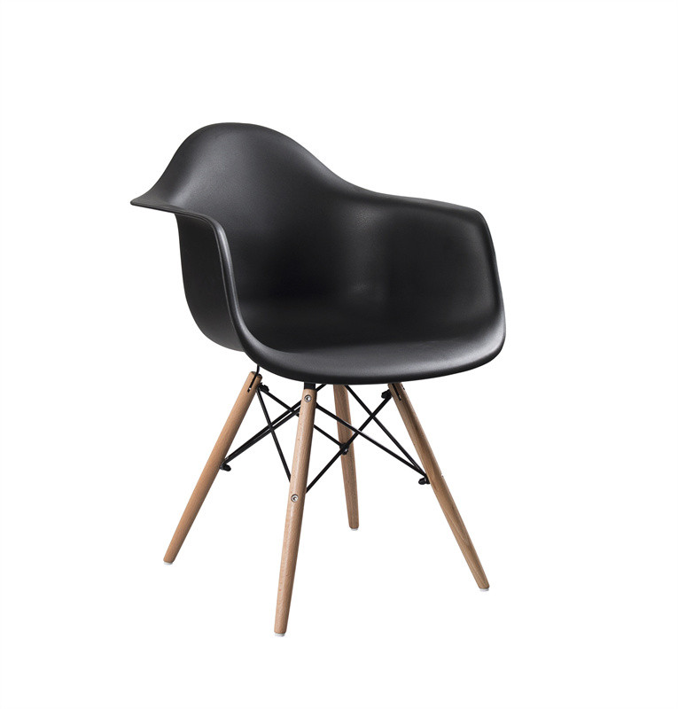 plastic chair with metal leg