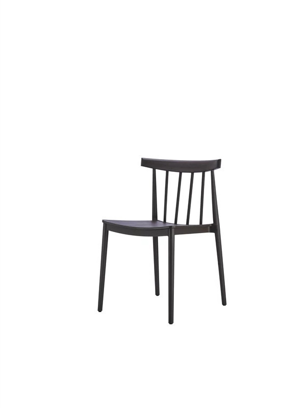 black PP chair