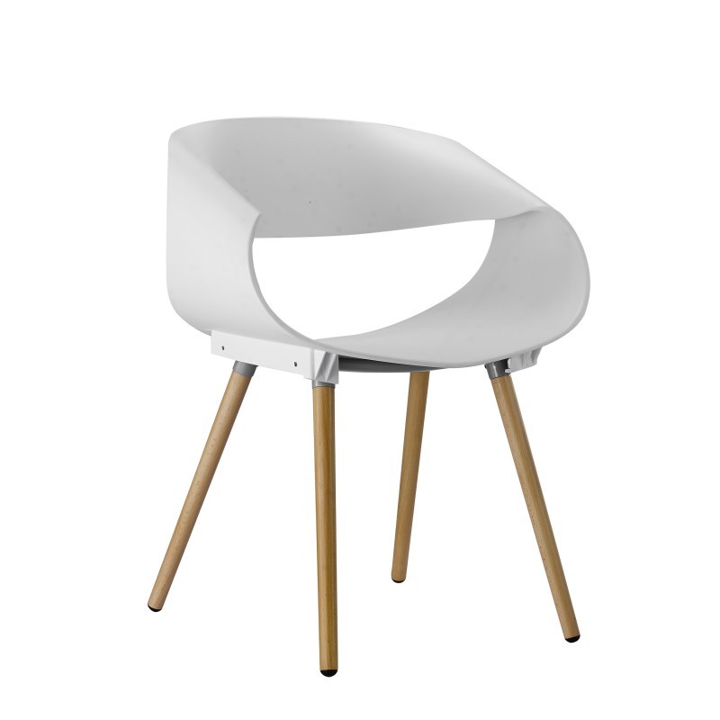 White pp chair