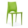Wholesale Outdoor Sillas Cheap Colorful PP Chair Stacking Armless Plastic Chairs For Restaurant