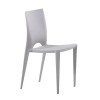 Wholesale Outdoor Sillas Cheap Colorful PP Chair Stacking Armless Plastic Chairs For Restaurant