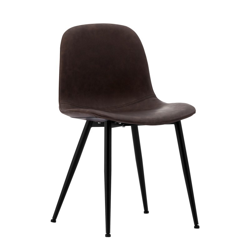 brown pu chair