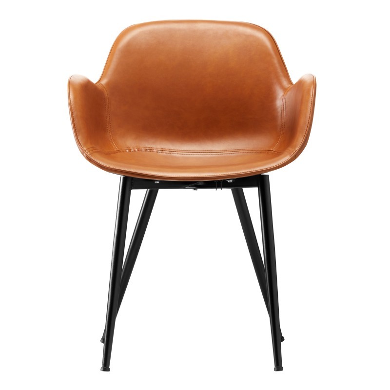 yellow pu chair
