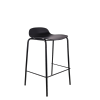 Plastic Seat Bar Chair with Metal Legs