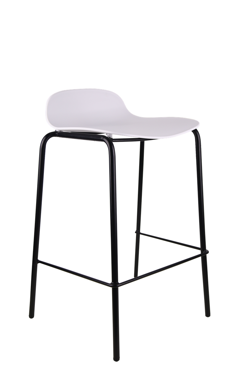 white bar stool 