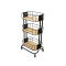 Wooden Metal Storage Trolley Movable Kitchen Cart