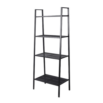 Metal Bookshelf Storage Rack Shelves