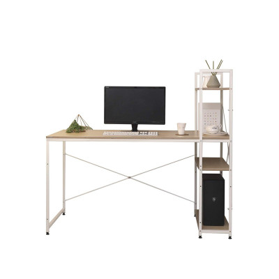 Adjustable Office Furniture T-type Office Desk Computer Table Computer Desk with Shelf