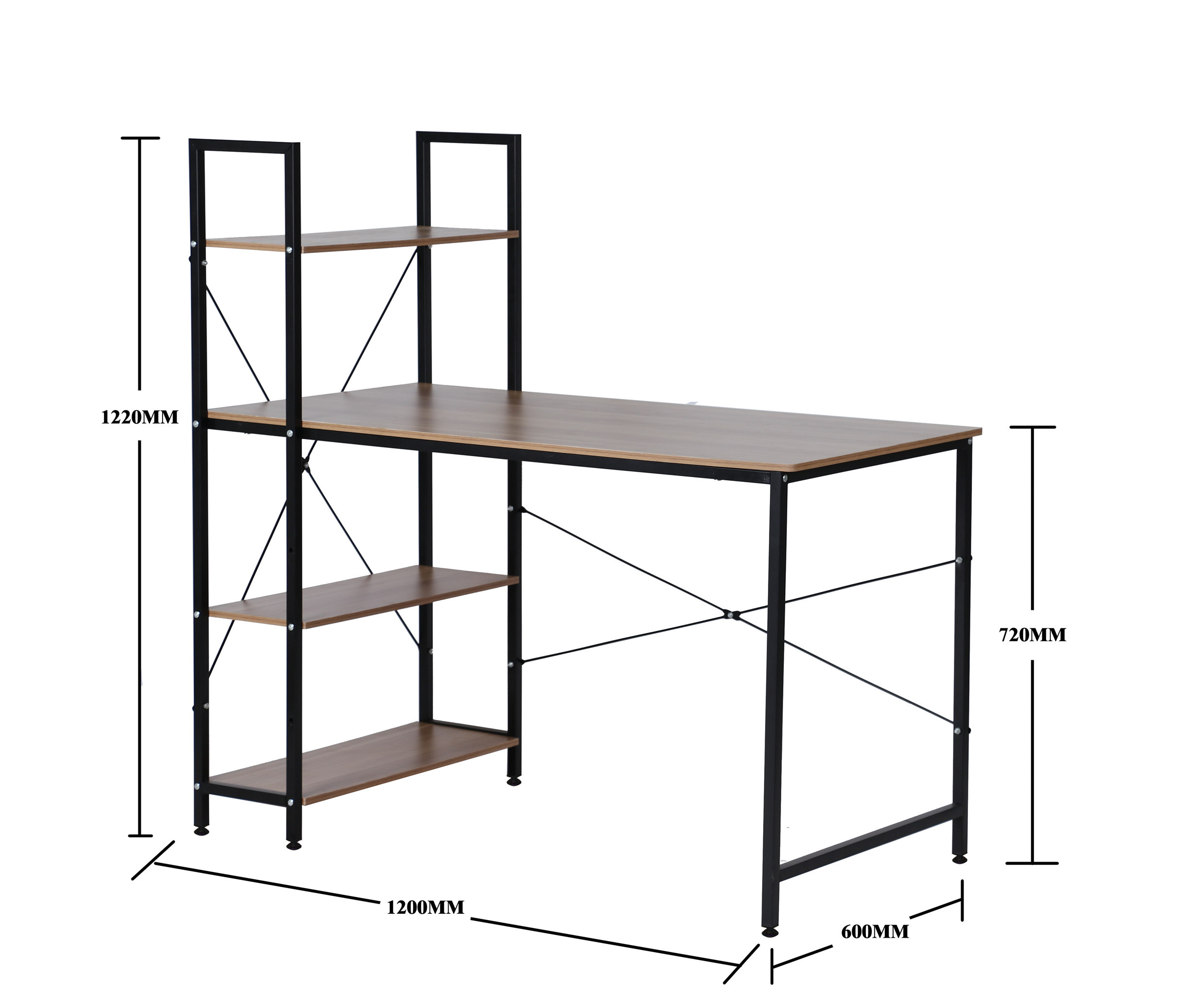 Size of bookshelf