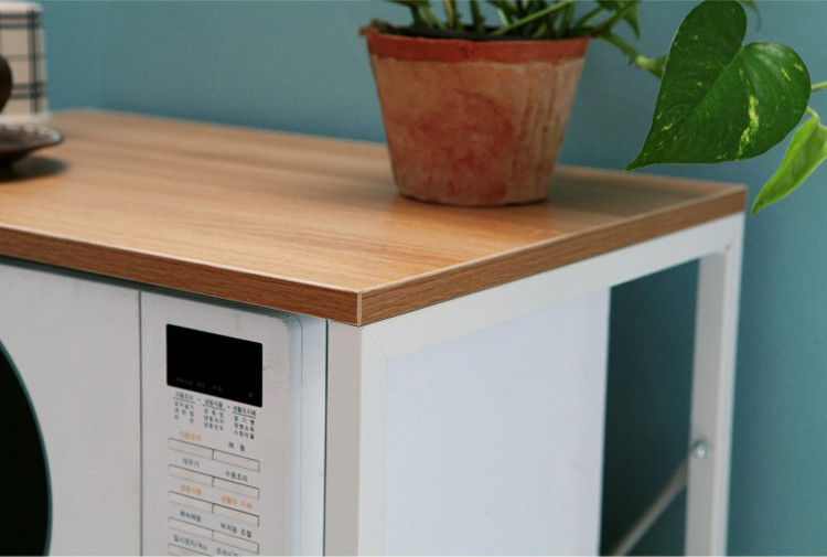 top of storage rack