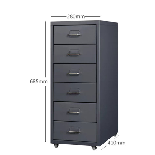 Hot Sale 6 Drawers Metal File Cabinet for Office Home Used