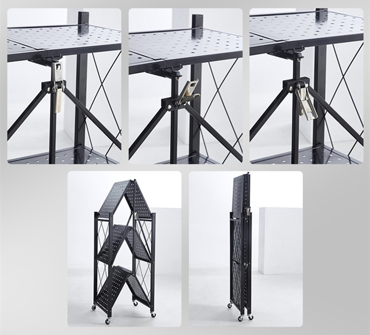 foldable storage shelf