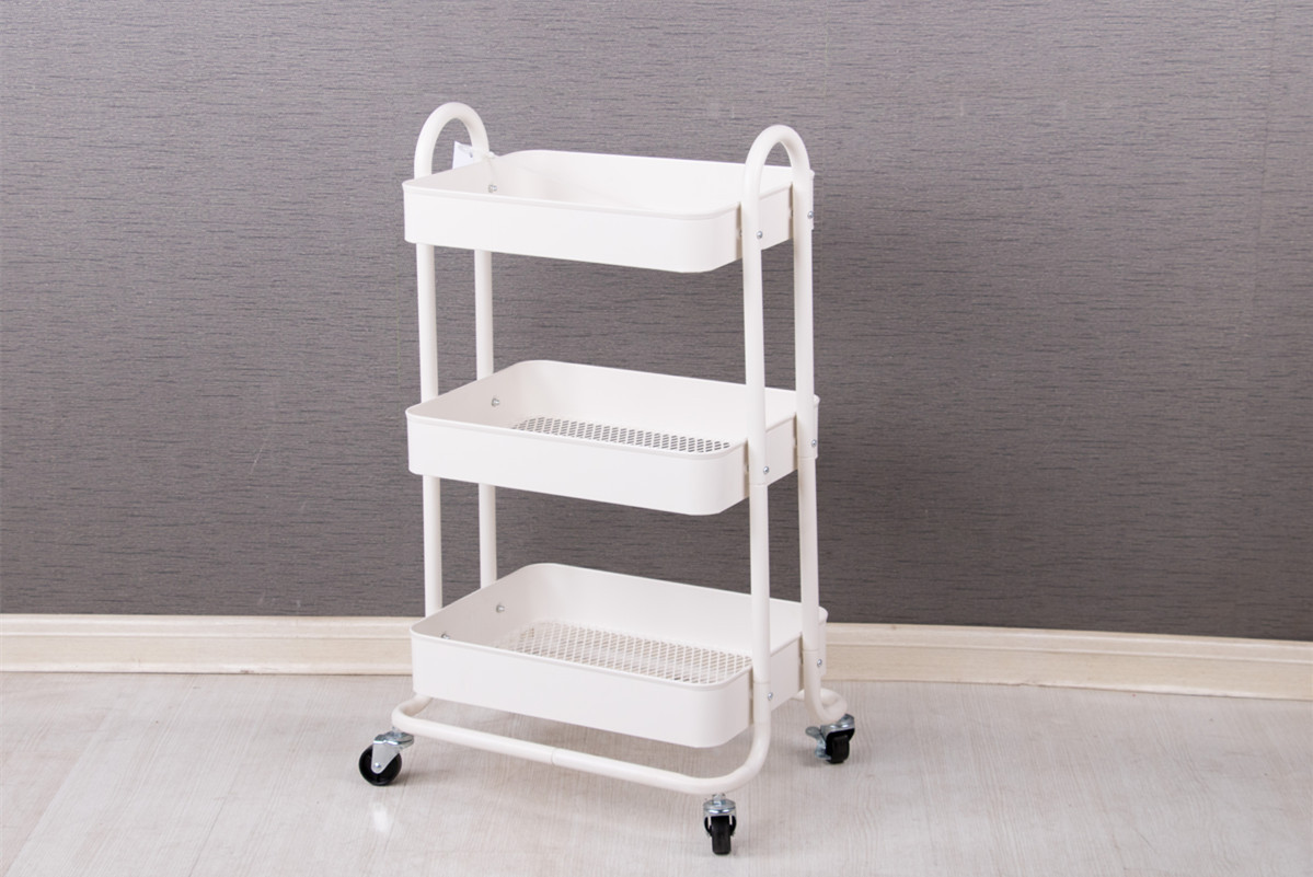 white kitchen trolley