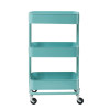 Storage Trolley Cart 3-Tier Mobile Kitchen Cart without Handle for Home Used