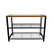 Simple Design Metal Frame 3-tier Storage Shelf Shoe Rack