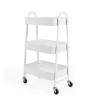 Metal Rolling Storage Trolley Utility  Organization Cart for Home Used