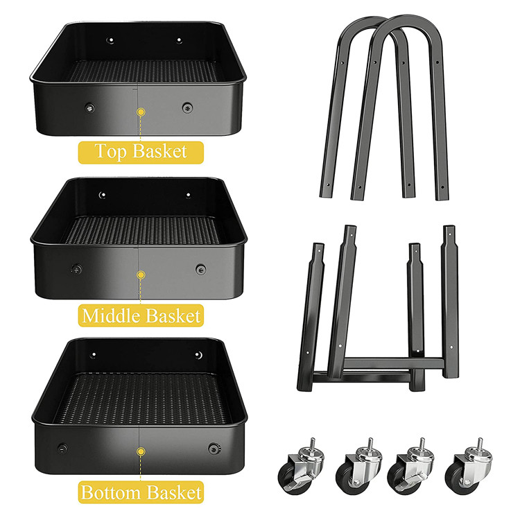 Components of kitchen cart