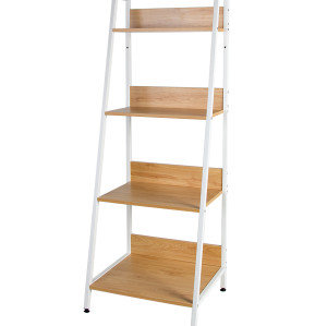 Estantería de almacenamiento de estantería de estantería de escalera de 4 niveles