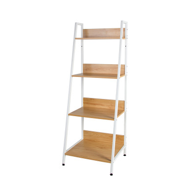 4-Tier Ladder Bookshelf Bookcase Storage Shelf Racks