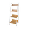 4-Tier Ladder Bookshelf Bookcase Storage Shelf Racks